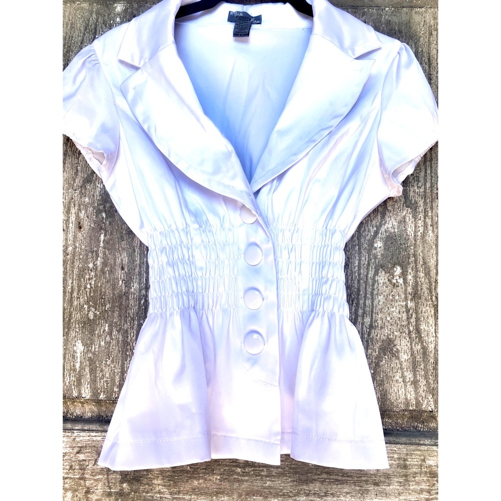 Silk collared shirt